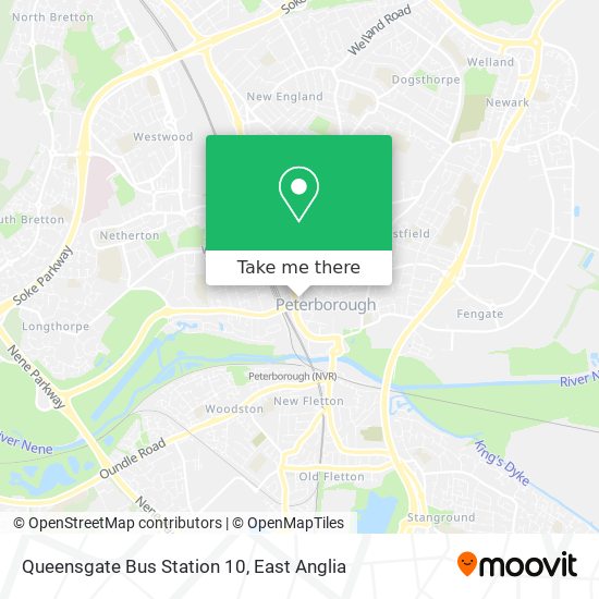 Queensgate Bus Station 10 map