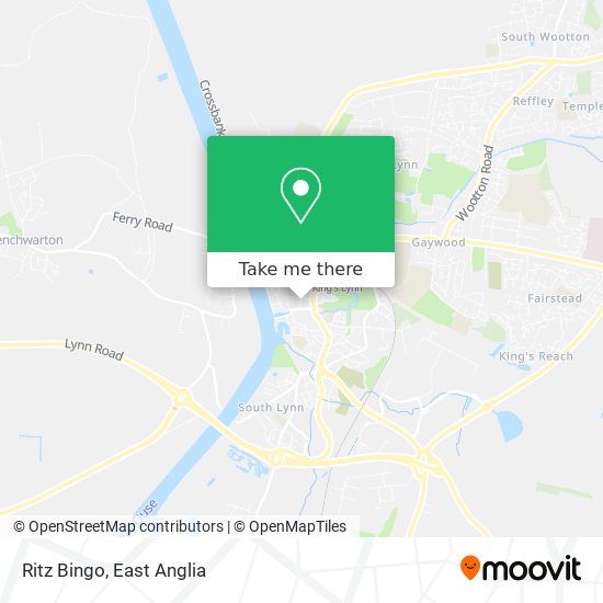 Ritz Bingo map