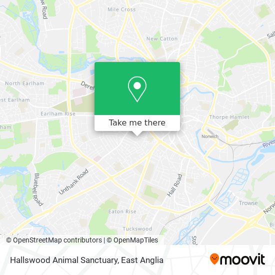 Hallswood Animal Sanctuary map