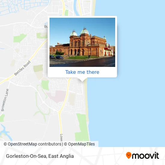 Gorleston-On-Sea map