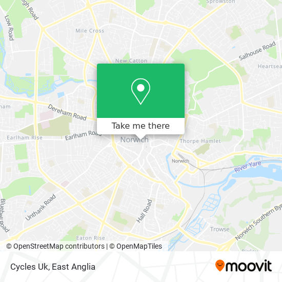 Cycles Uk map
