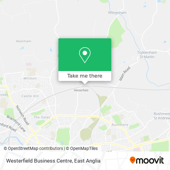 Westerfield Business Centre map