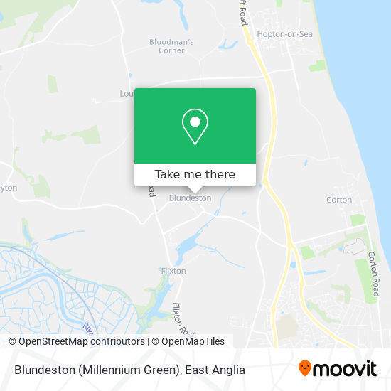 Blundeston (Millennium Green) map