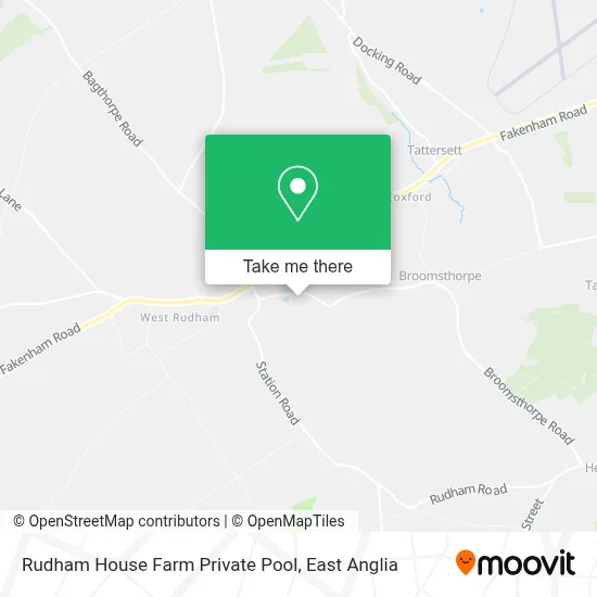 Rudham House Farm Private Pool map
