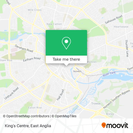 King's Centre map