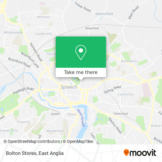 Bolton Stores map