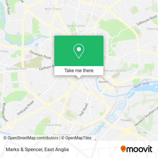 Marks & Spencer map
