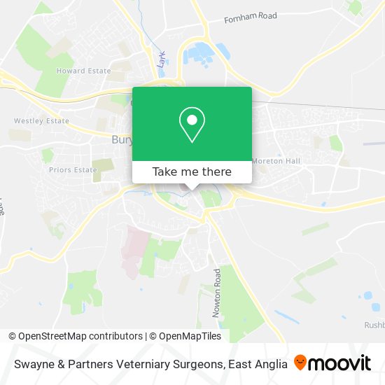 Swayne & Partners Veterniary Surgeons map