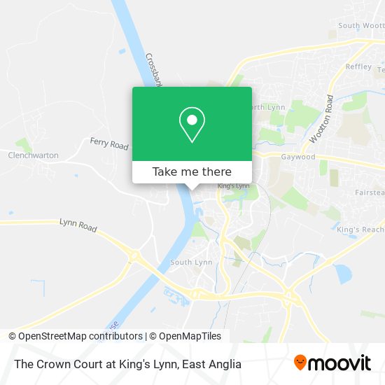 The Crown Court at King's Lynn map