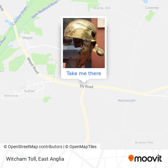 Witcham Toll map