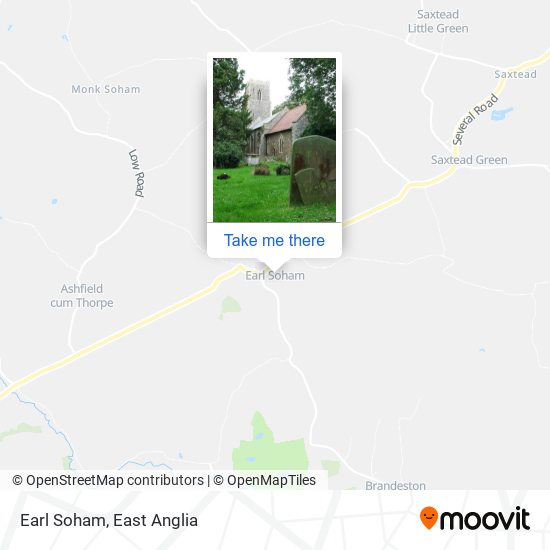 Earl Soham map