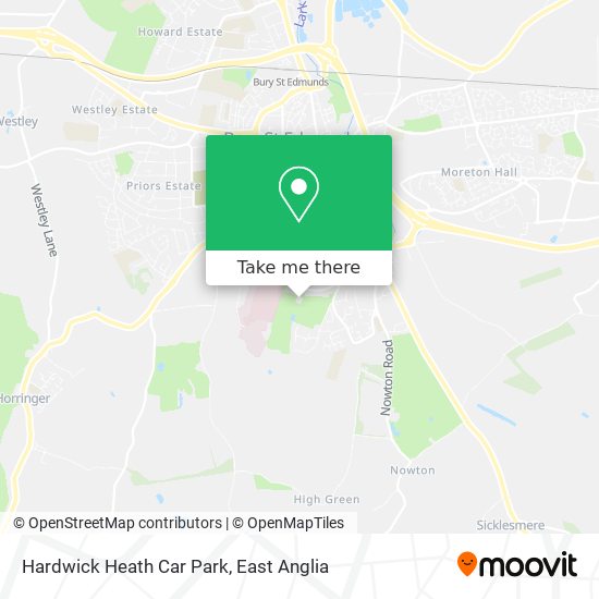 Hardwick Heath Car Park map