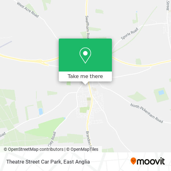 Theatre Street Car Park map