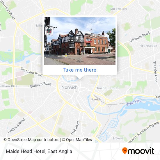 Maids Head Hotel map