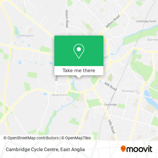 Cambridge Cycle Centre map