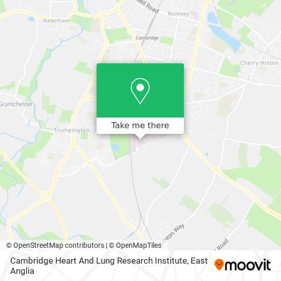 Cambridge Heart And Lung Research Institute map