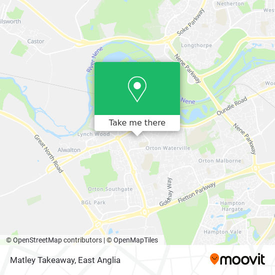 Matley Takeaway map