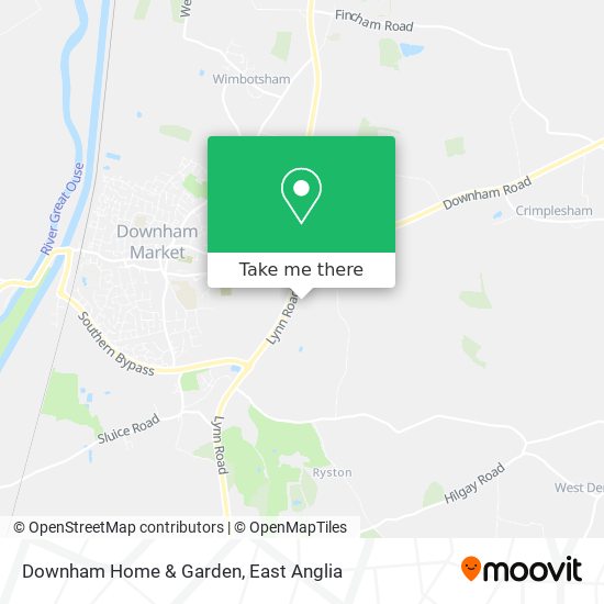 Downham Home & Garden map