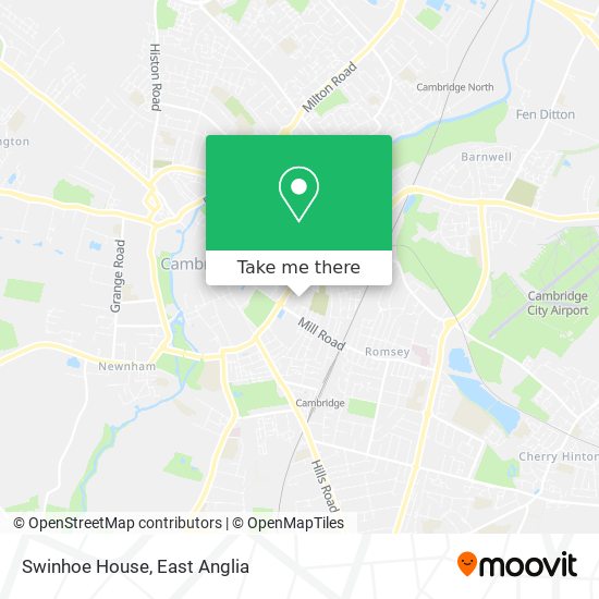 Swinhoe House map