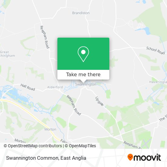 Swannington Common map