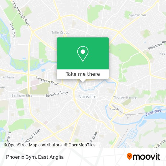 Phoenix Gym map