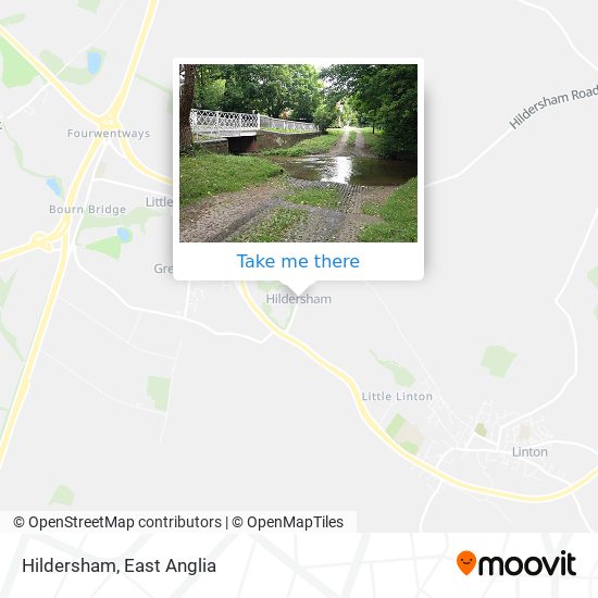 Hildersham map