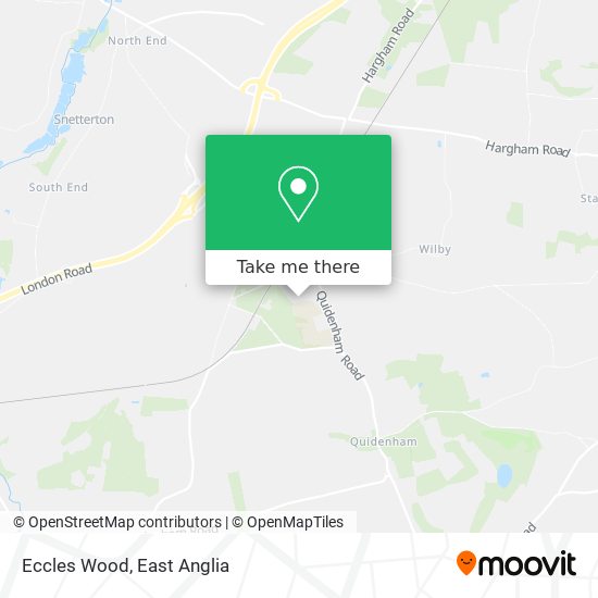 Eccles Wood map