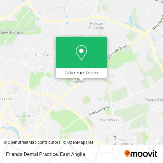 Friends Dental Practice map