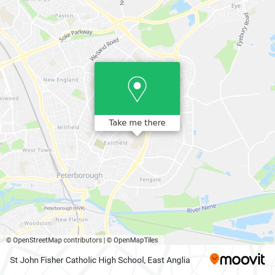 St John Fisher Catholic High School map