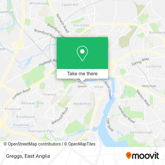 Greggs map