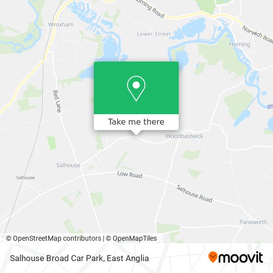 Salhouse Broad Car Park map