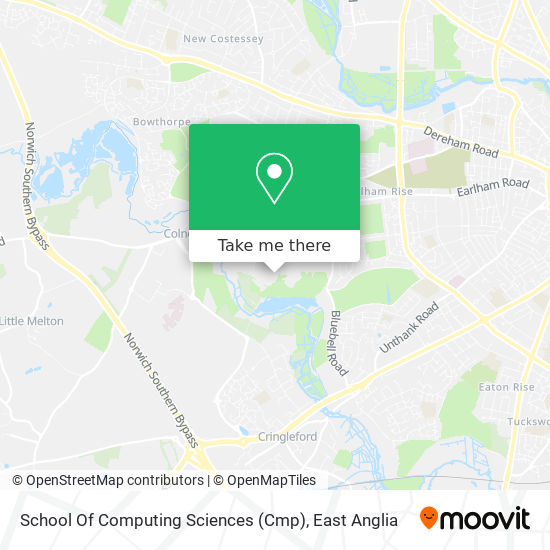 School Of Computing Sciences (Cmp) map