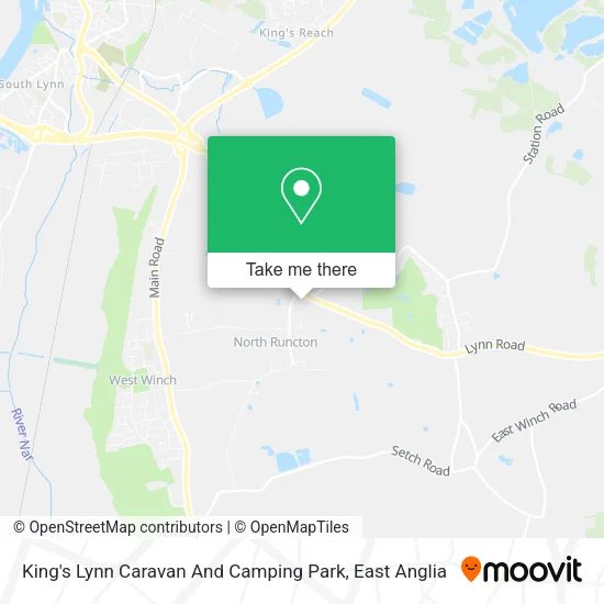 King's Lynn Caravan And Camping Park map