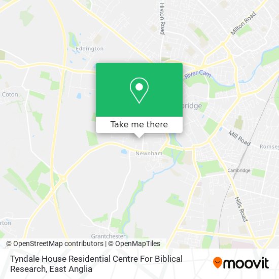 Tyndale House Residential Centre For Biblical Research map