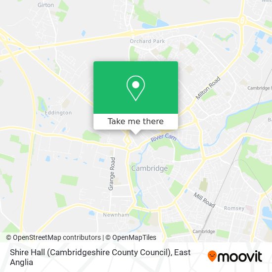 Shire Hall (Cambridgeshire County Council) map