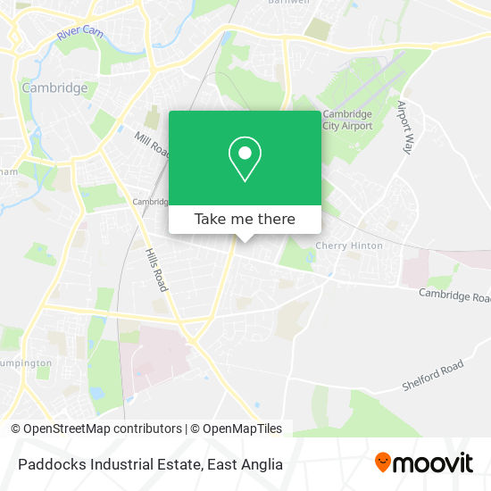 Paddocks Industrial Estate map