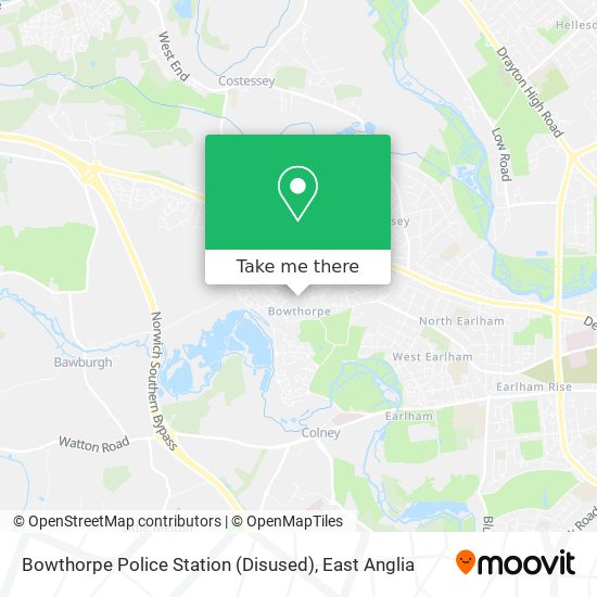 Bowthorpe Police Station (Disused) map