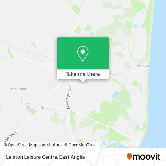 Leiston Leisure Centre map