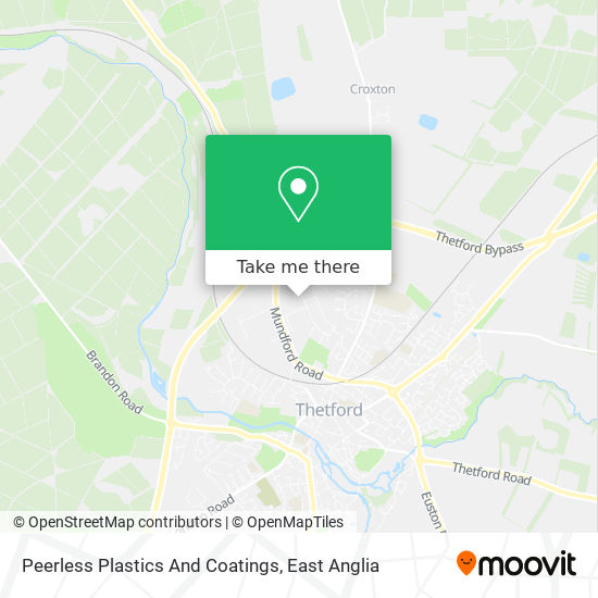 Peerless Plastics And Coatings map