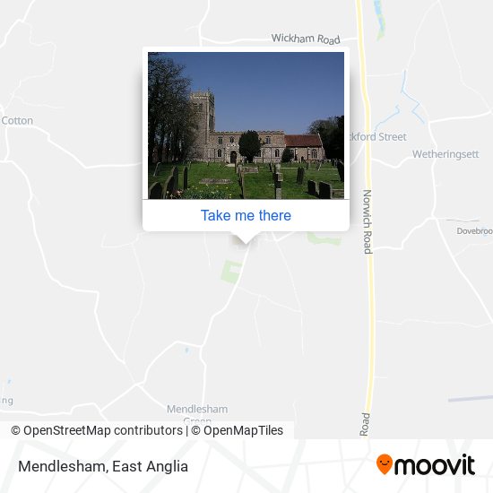 Mendlesham map