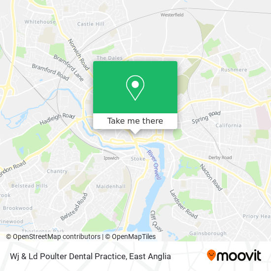 Wj & Ld Poulter Dental Practice map