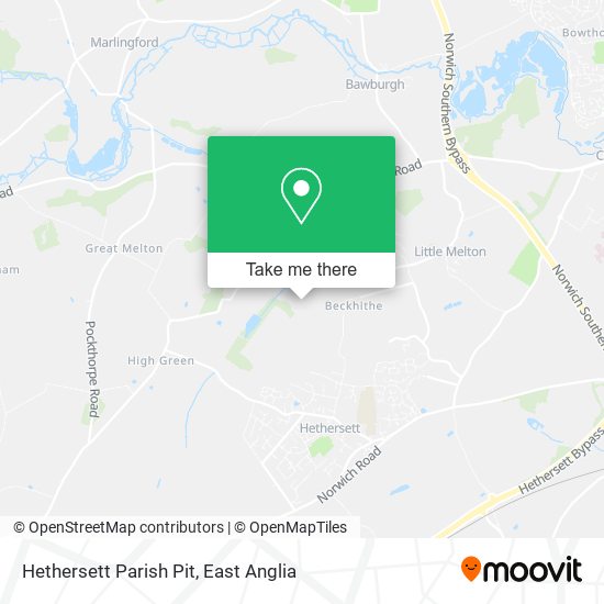 Hethersett Parish Pit map