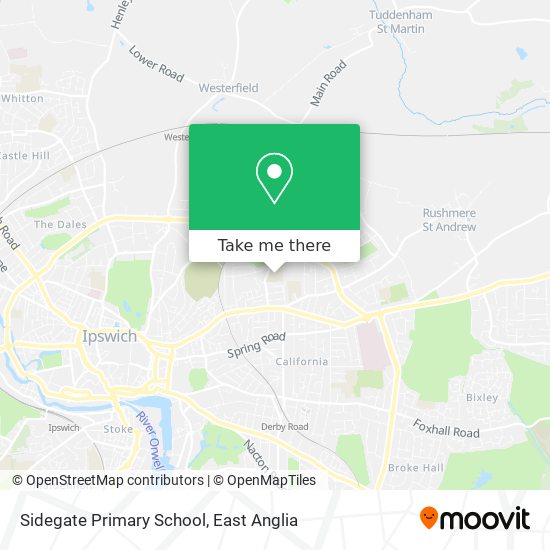 Sidegate Primary School map