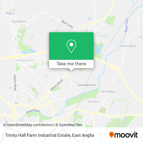 Trinity Hall Farm Industrial Estate map