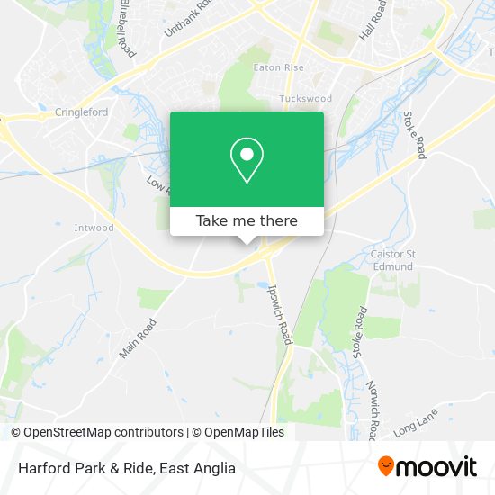 Harford Park & Ride map