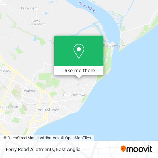 Ferry Road Allotments map