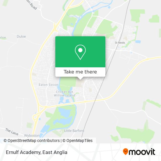 Ernulf Academy map