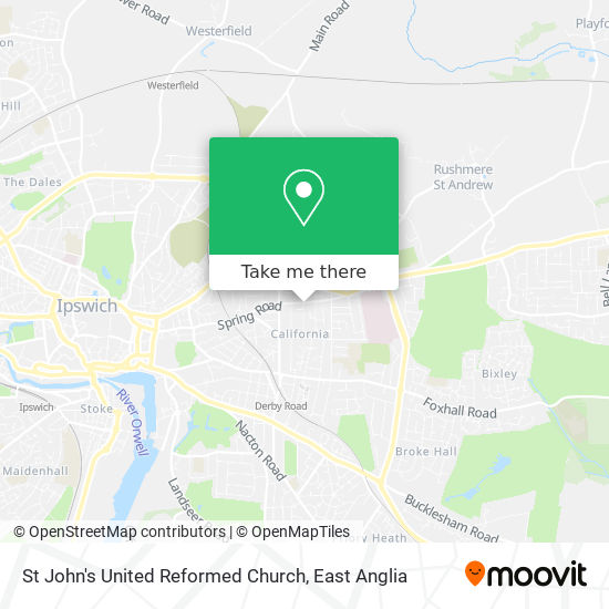 St John's United Reformed Church map