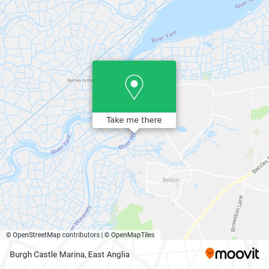 Burgh Castle Marina map