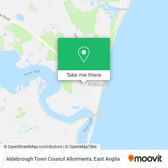 Aldebrough Town Council Allotments map